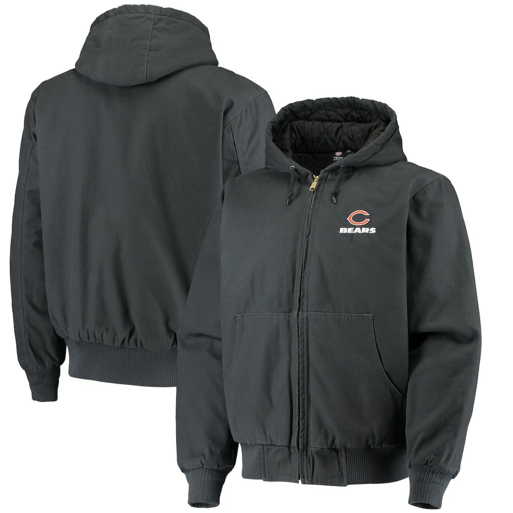 NFL Chicago Bears Dunbrooke Dakota Cotton Canvas Hooded Jacket