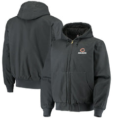 NFL Chicago Bears Dunbrooke Dakota Cotton Canvas Hooded Jacket