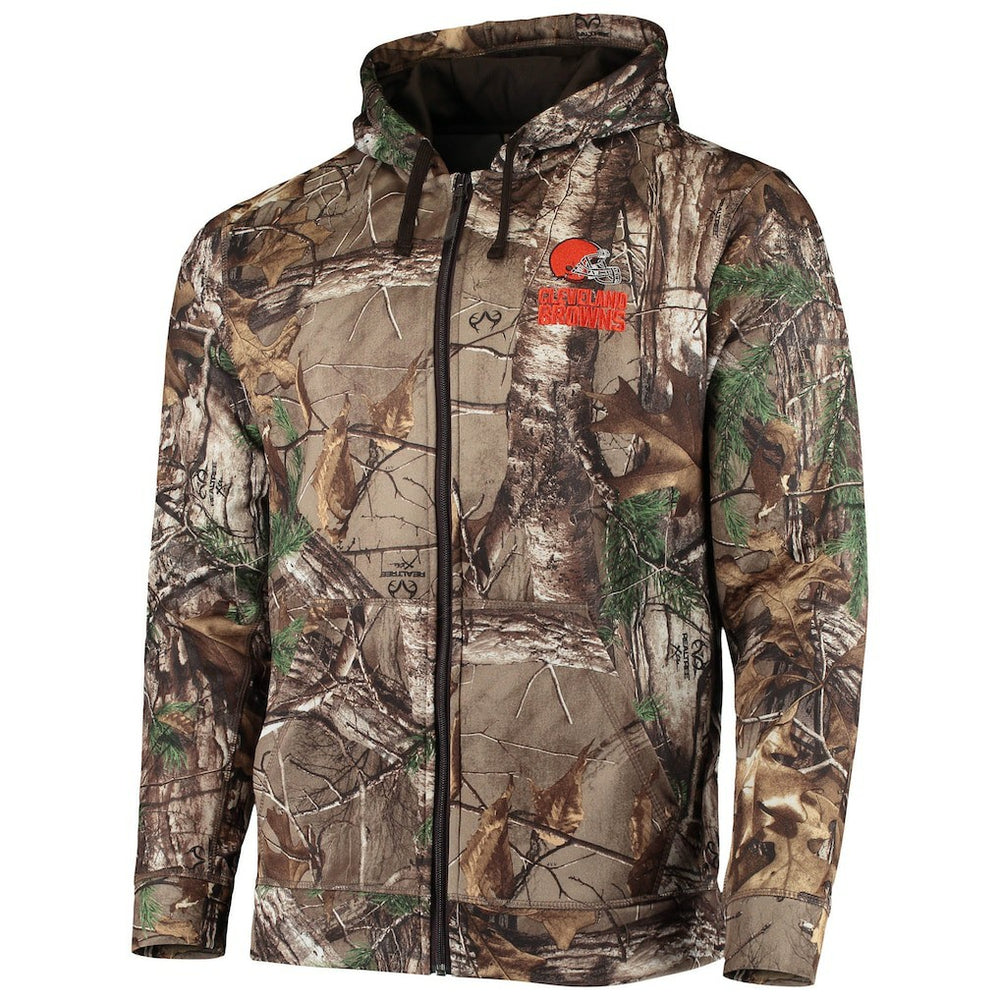 NFL Cleveland Browns Dunbrooke Trophy Tech Fleece Full-Zip Hoodie