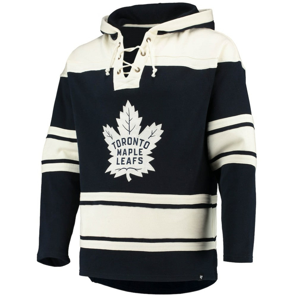 Auston Matthews Toronto Maple Leafs '47 Player Name & Number Lacer Pullover Hoodie