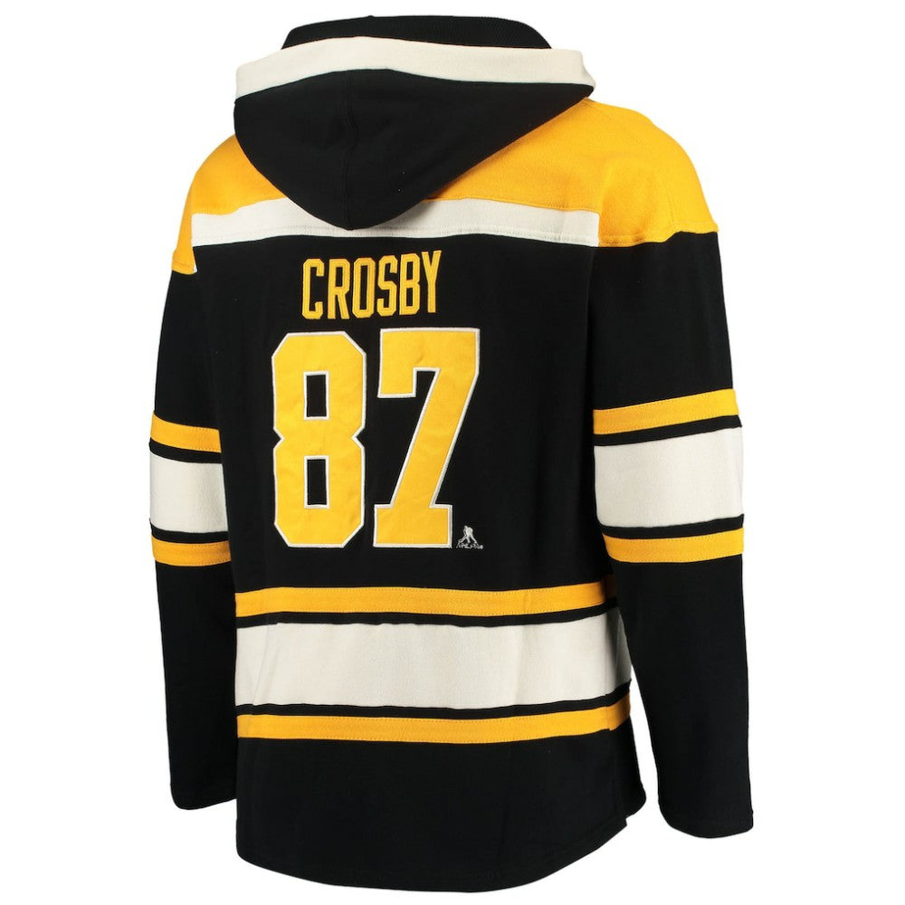 Sidney Crosby Pittsburgh Penguins '47 Player Name & Number Lacer Pullover Hoodie