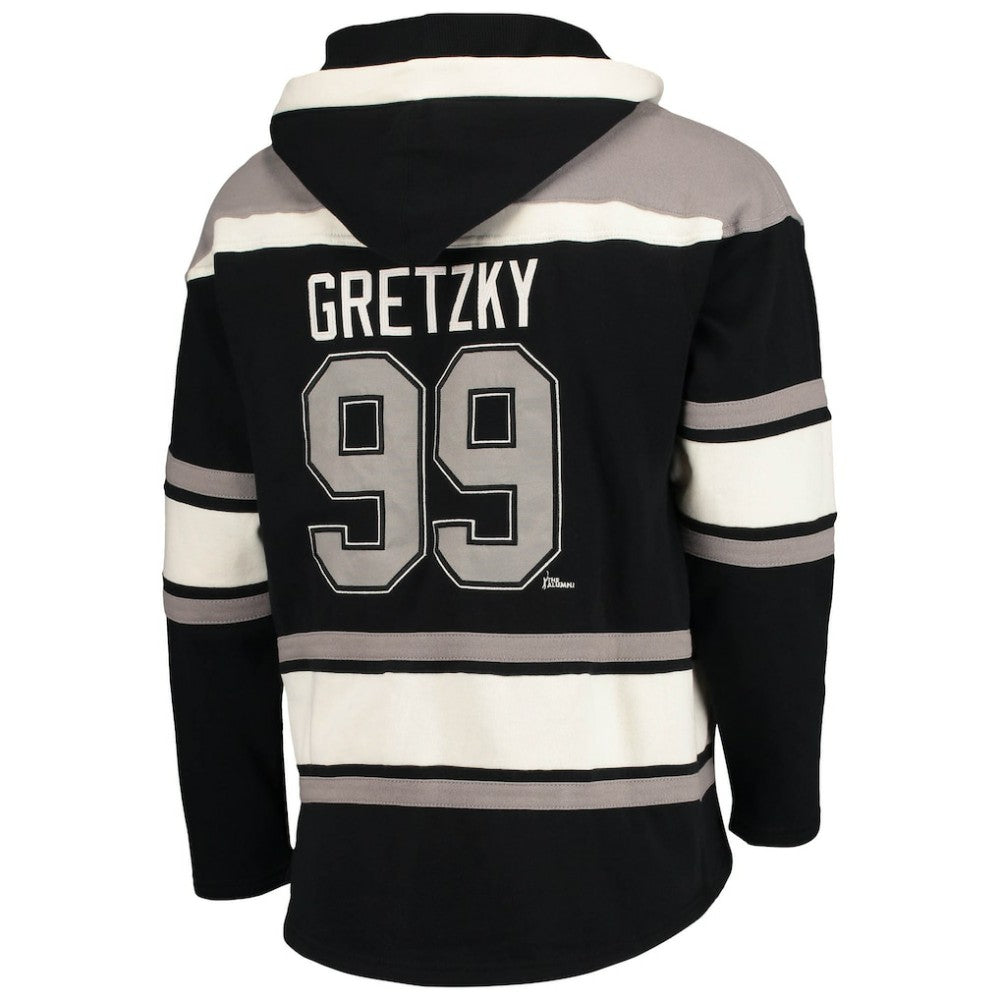 Wayne Gretzky Los Angeles Kings '47 Retired Player Name & Number Lacer Pullover Hoodie