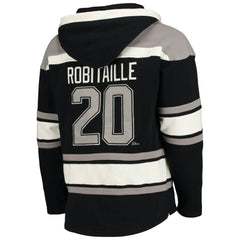 Luc Robitaille Los Angeles Kings '47 Retired Player Name & Number Lacer Pullover Hoodie