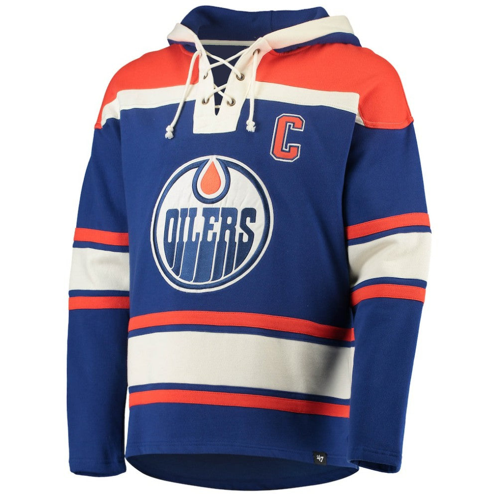 Wayne Gretzky Edmonton Oilers '47 Retired Player Name & Number Lacer Pullover Hoodie