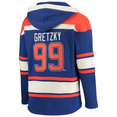 Wayne Gretzky Edmonton Oilers '47 Retired Player Name & Number Lacer Pullover Hoodie