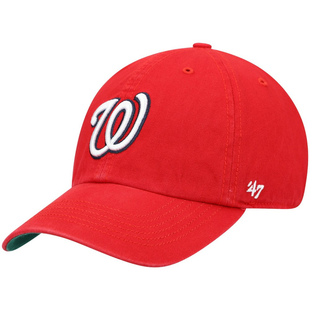 Washington Nationals Team Franchise Fitted Hat - Red | 47 brand