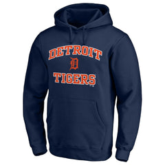 Detroit Tigers Heart & Soul Pullover Hoodie - Navy
