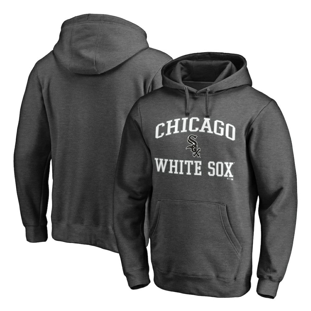 Chicago White Sox MTO Label Heart & Soul Pullover Hoodie - Charcoal