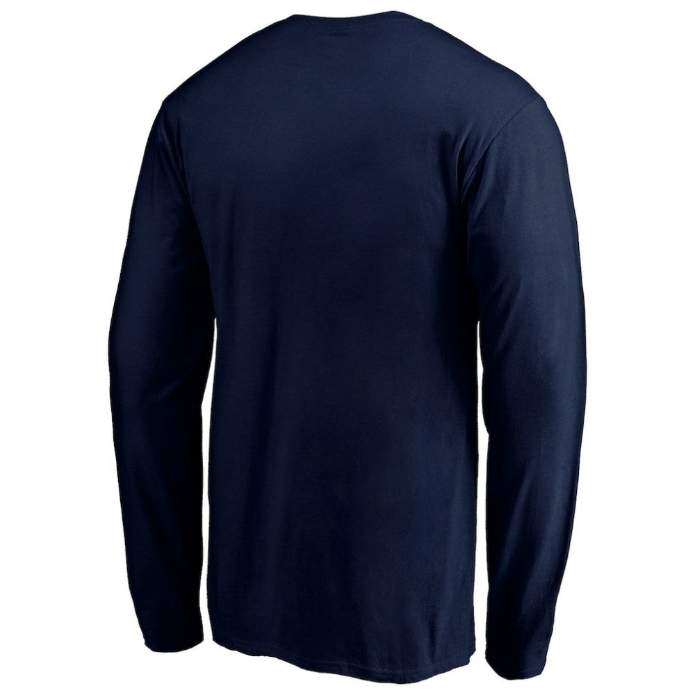Men's Navy Chicago Cubs Team Heart & Soul Long Sleeve T-Shirt