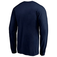 Men's Navy Chicago Cubs Team Heart & Soul Long Sleeve T-Shirt