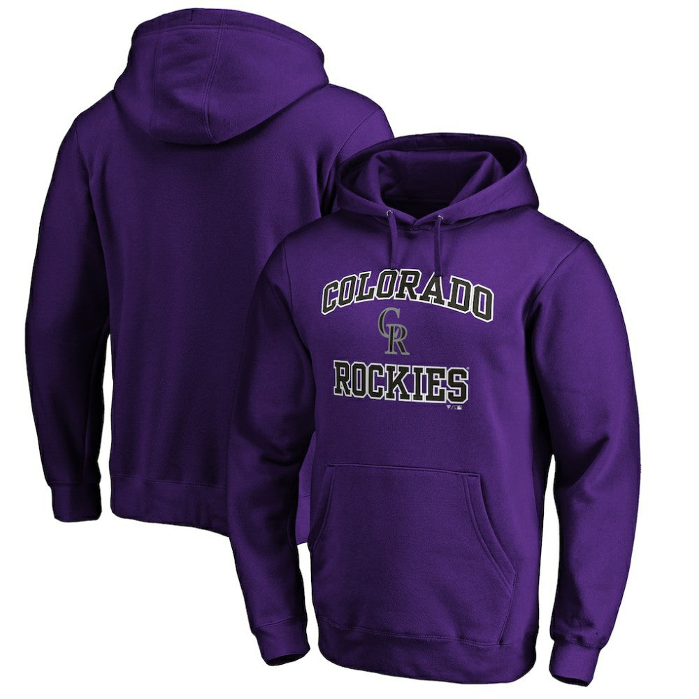 Colorado Rockies Heart & Soul Pullover Hoodie - Purple