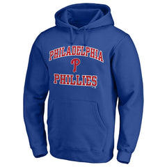 Philadelphia Phillies MTO Label Heart & Soul Pullover Hoodie - Royal