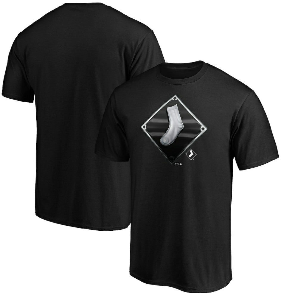 Chicago White Sox Midnight Mascot T-Shirt - Black