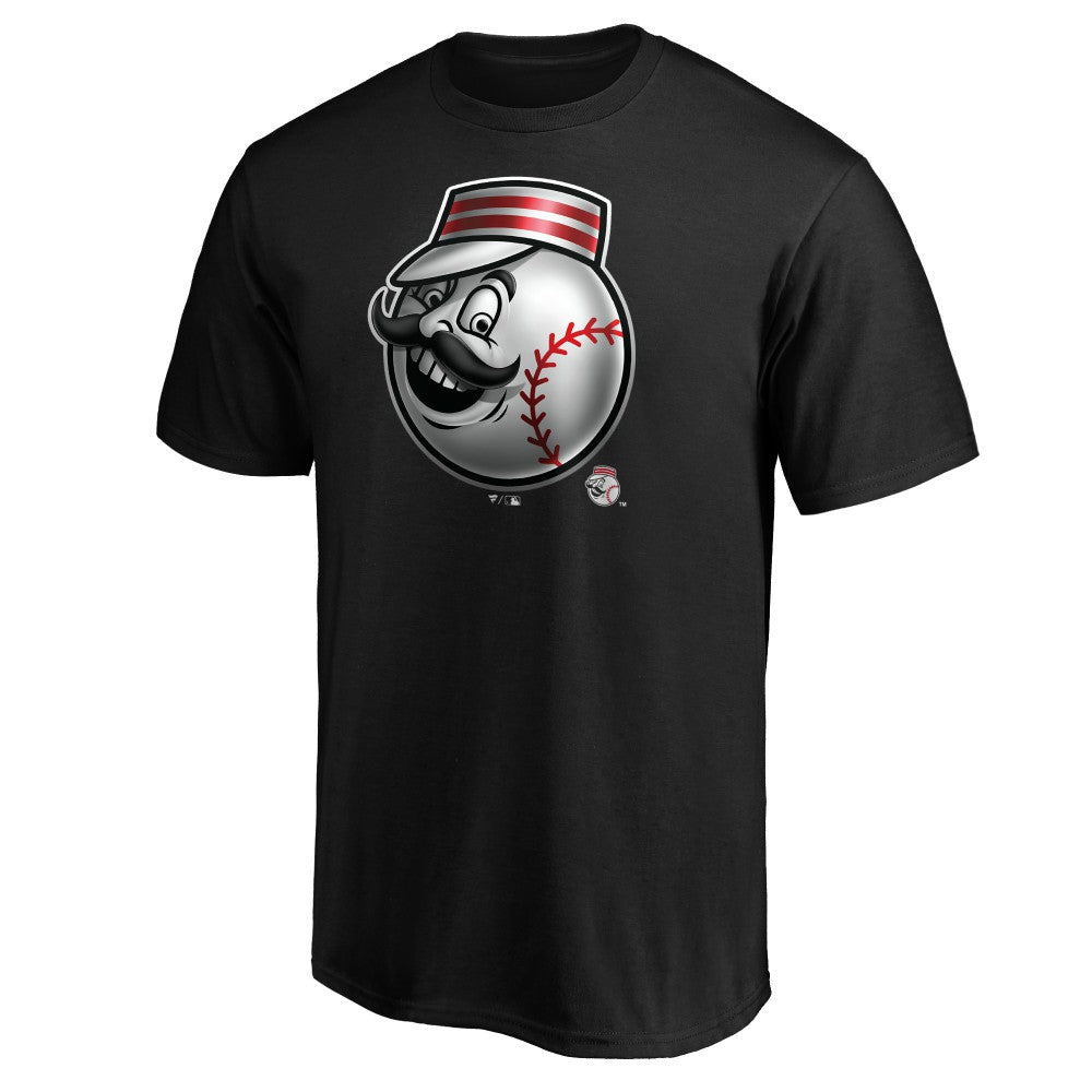 Cincinnati Reds Midnight Mascot T-Shirt - Black
