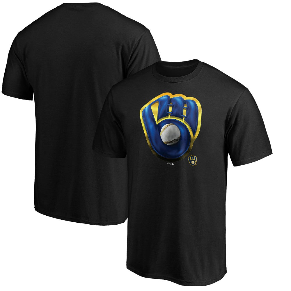 Milwaukee Brewers Midnight Mascot T-Shirt - Black