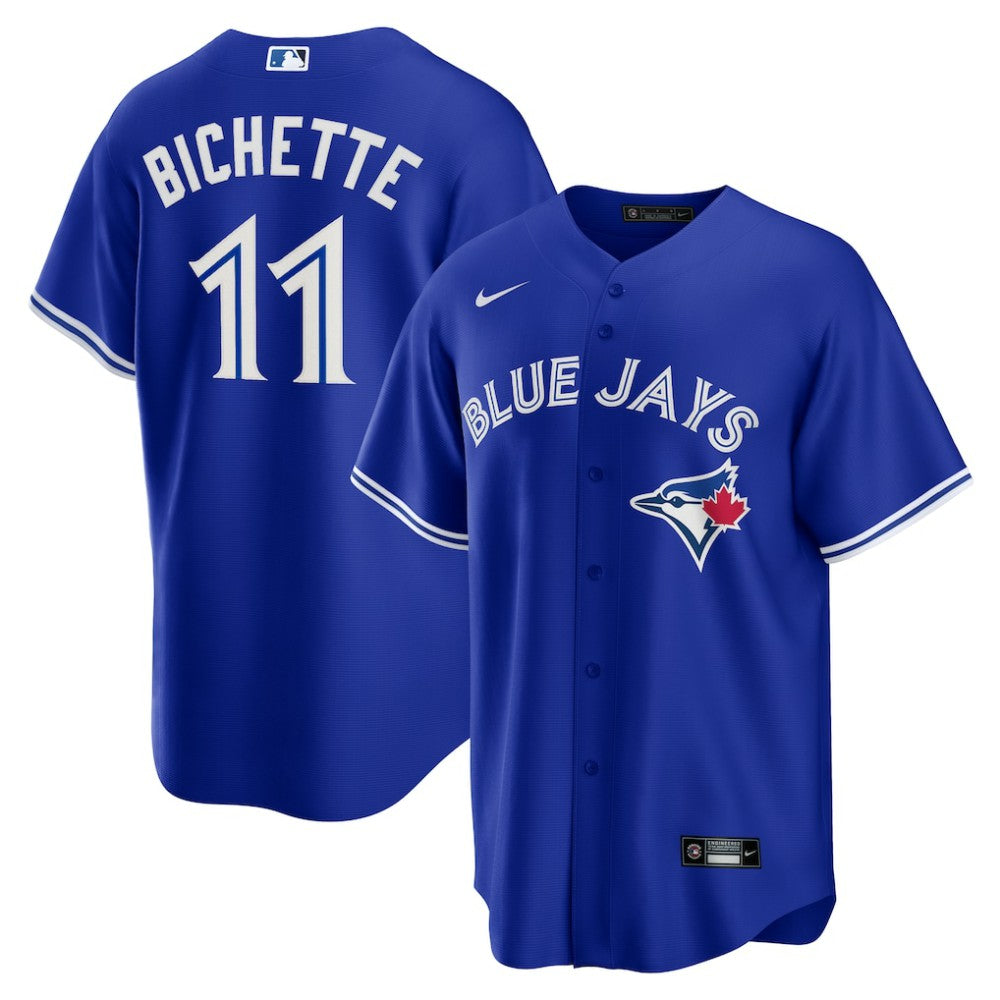 Bo Bichette Toronto Blue Jays Alternate 2 Replica Jersey - Rush Blue | Nike