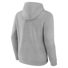 Los Angeles Angels Official Logo Fitted Pullover Hoodie - Heather Gray