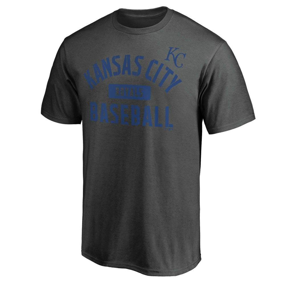 Kansas City Royals Iconic Primary Pill T-Shirt - Charcoal