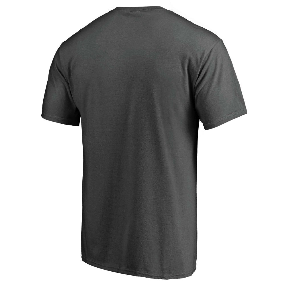 Miami Marlins Iconic Primary Pill T-Shirt - Charcoal
