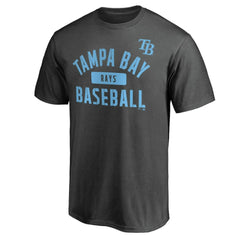 Tampa Bay Rays Iconic Primary Pill T-Shirt - Charcoal
