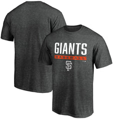 San Francisco Giants Win Stripe Logo T-Shirt II - Charcoal