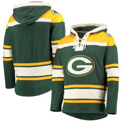 NFL Green Bay Packers '47 Lacer V-Neck Pullover Hoodie