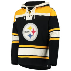 NFL Pittsburgh Steelers '47 Lacer V-Neck Pullover Hoodie