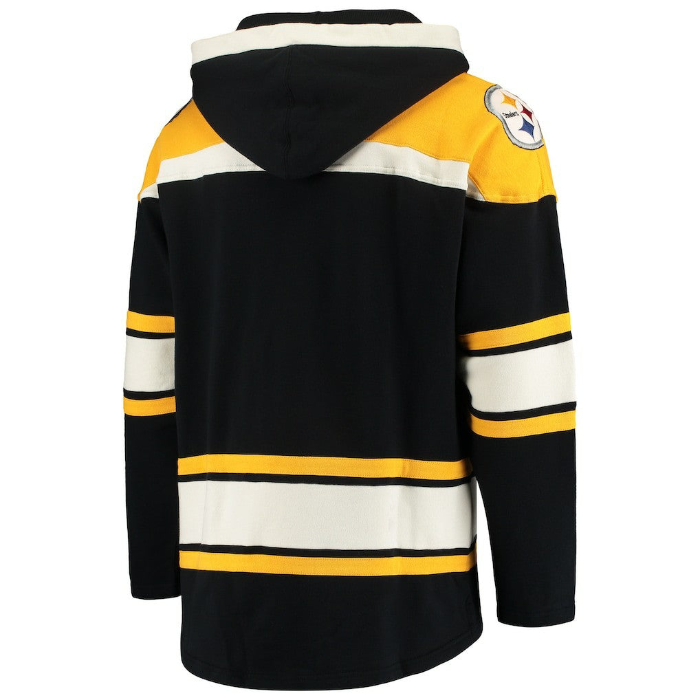 NFL Pittsburgh Steelers '47 Lacer V-Neck Pullover Hoodie
