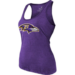 NFL Baltimore Ravens Lamar Jackson  Majestic Threads Women's Name & Number Tri-Blend Tank Top