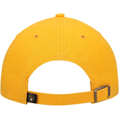 Milwaukee Brewers Clean Up Adjustable Hat - Gold | 47 brand
