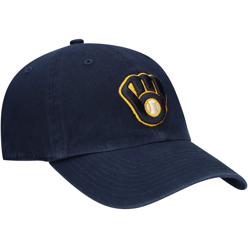 Milwaukee Brewers Clean Up Adjustable Hat - Navy | 47 brand