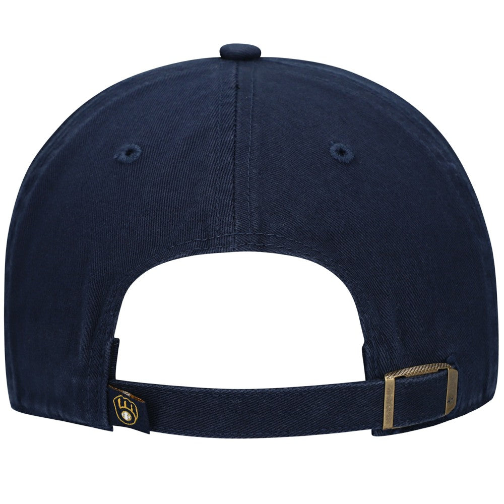 Milwaukee Brewers Clean Up Adjustable Hat - Navy | 47 brand