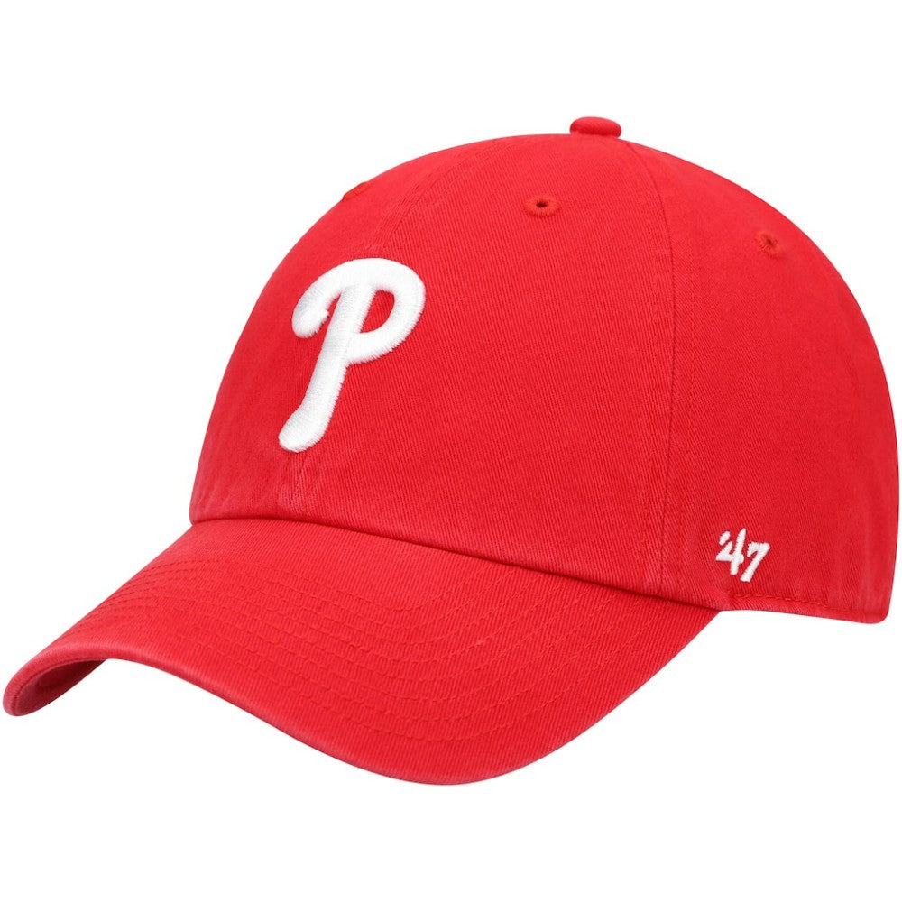 Philadelphia Phillies Clean Up Adjustable Hat - Red | 47 brand