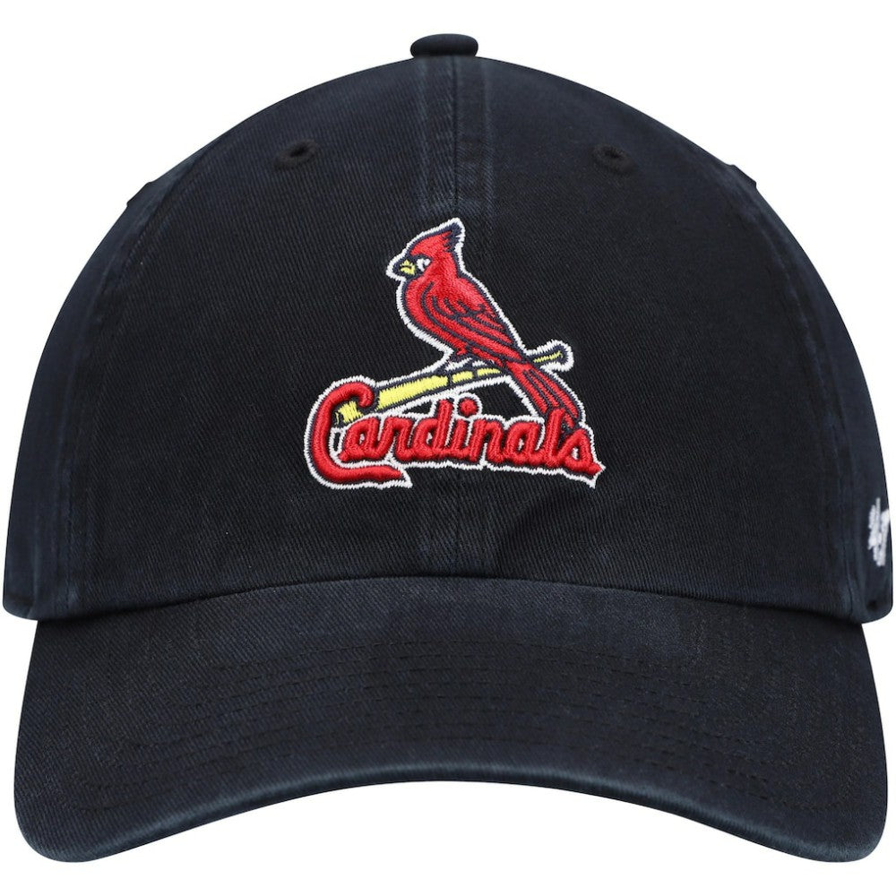 St. Louis Cardinals Clean Up Adjustable Hat - Black | 47 brand
