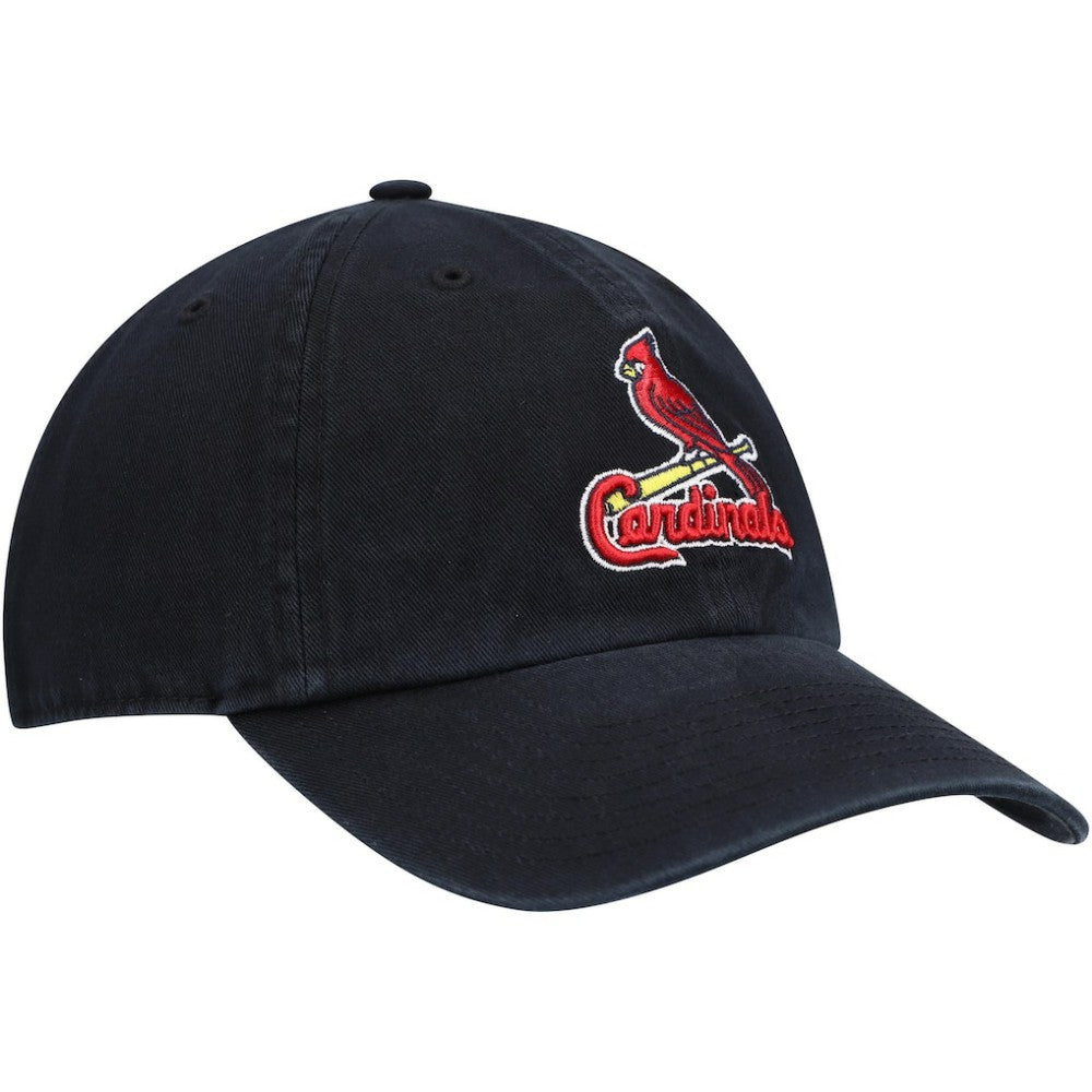 St. Louis Cardinals Clean Up Adjustable Hat - Black | 47 brand
