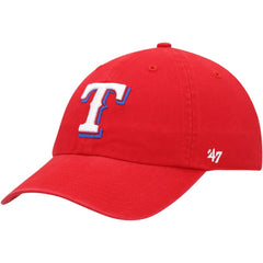 Texas Rangers Clean Up Adjustable Hat - Red | 47 brand
