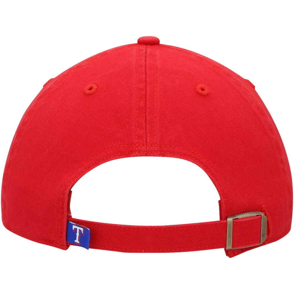 Texas Rangers Clean Up Adjustable Hat - Red | 47 brand