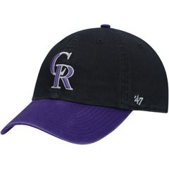Colorado Rockies Clean Up Adjustable Hat - Black | 47 brand