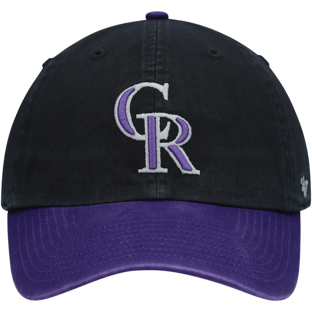 Colorado Rockies Clean Up Adjustable Hat - Black | 47 brand
