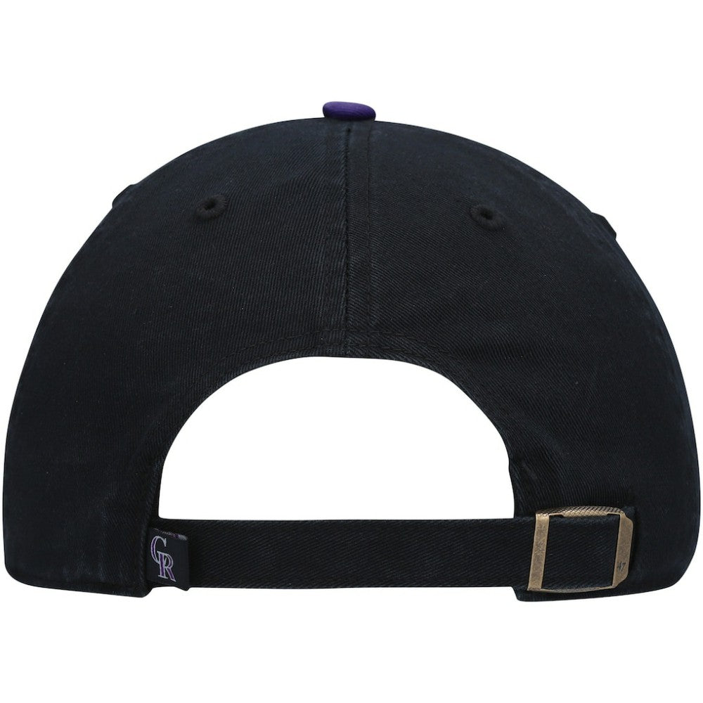 Colorado Rockies Clean Up Adjustable Hat - Black | 47 brand