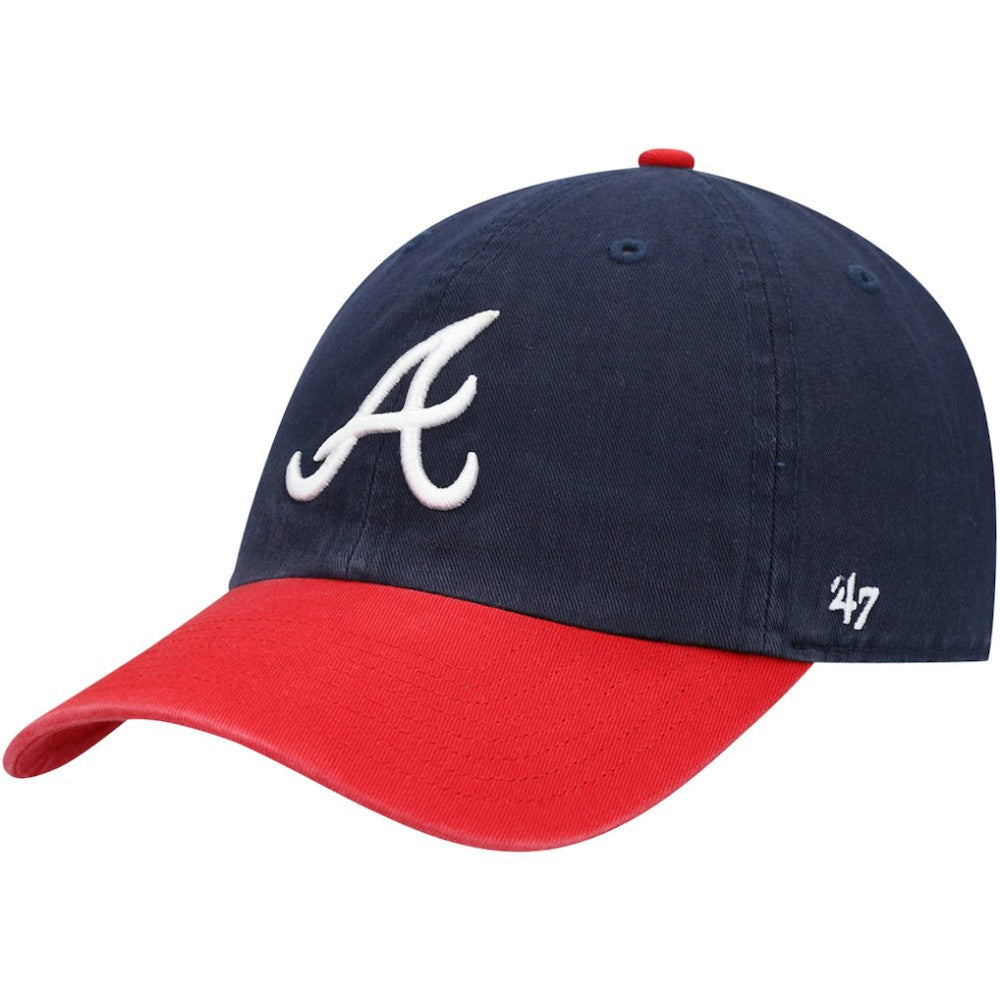 Atlanta Braves Clean Up Adjustable Hat - Navy | 47 brand