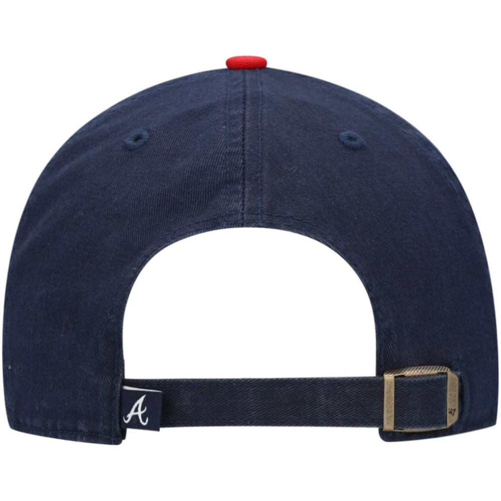 Atlanta Braves Clean Up Adjustable Hat - Navy | 47 brand