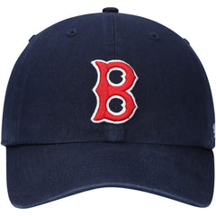Boston Red Sox 1946 Logo Cooperstown Collection Clean Up Adjustable Hat - Navy | 47 brand