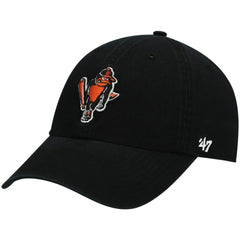 Baltimore Orioles Logo Cooperstown Collection Clean Up Adjustable Hat - Black | 47 brand