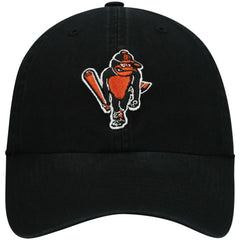 Baltimore Orioles Logo Cooperstown Collection Clean Up Adjustable Hat - Black | 47 brand