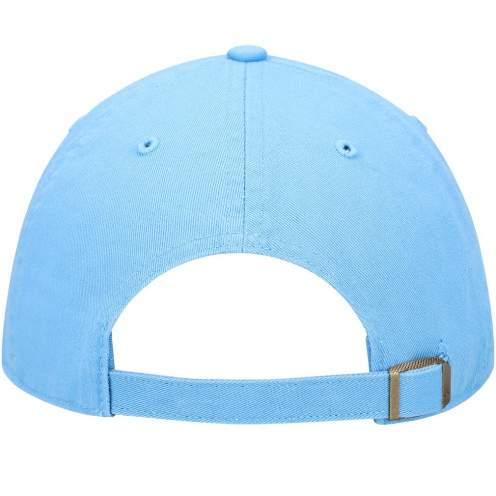 Chicago Cubs Logo Cooperstown Collection Clean Up Adjustable Hat - Light Blue | 47 brand