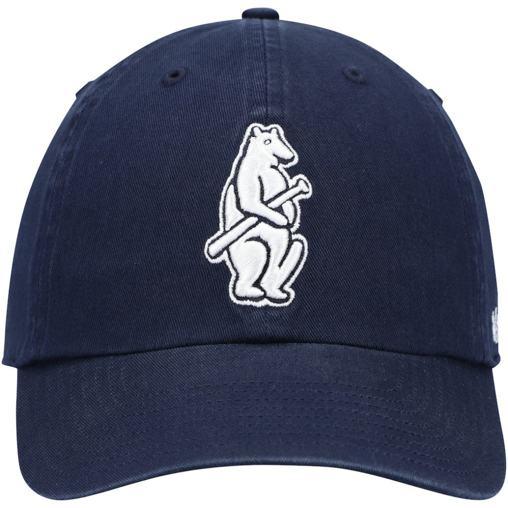 Chicago Cubs 1914 Logo Cooperstown Collection Clean Up Adjustable Hat - Navy | 47 brand