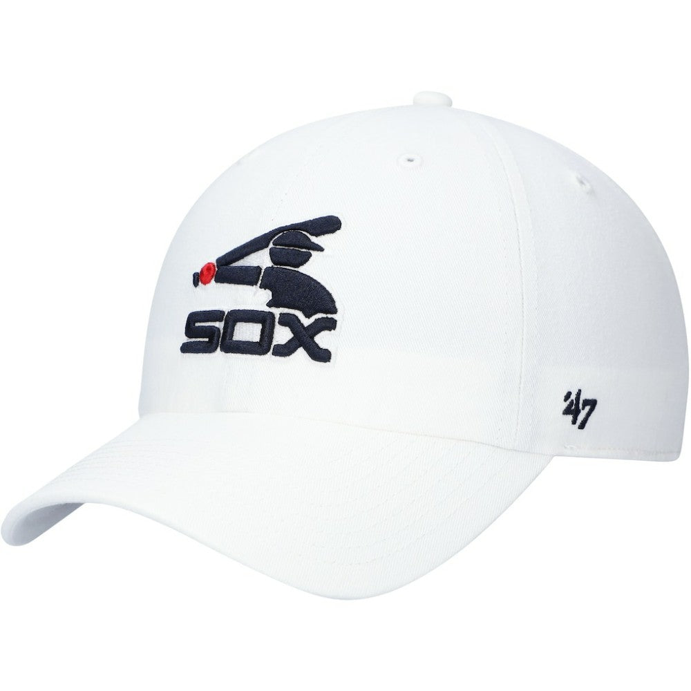 Chicago White Sox 1976 Logo Cooperstown Collection Clean Up Adjustable Hat - White | 47 brand