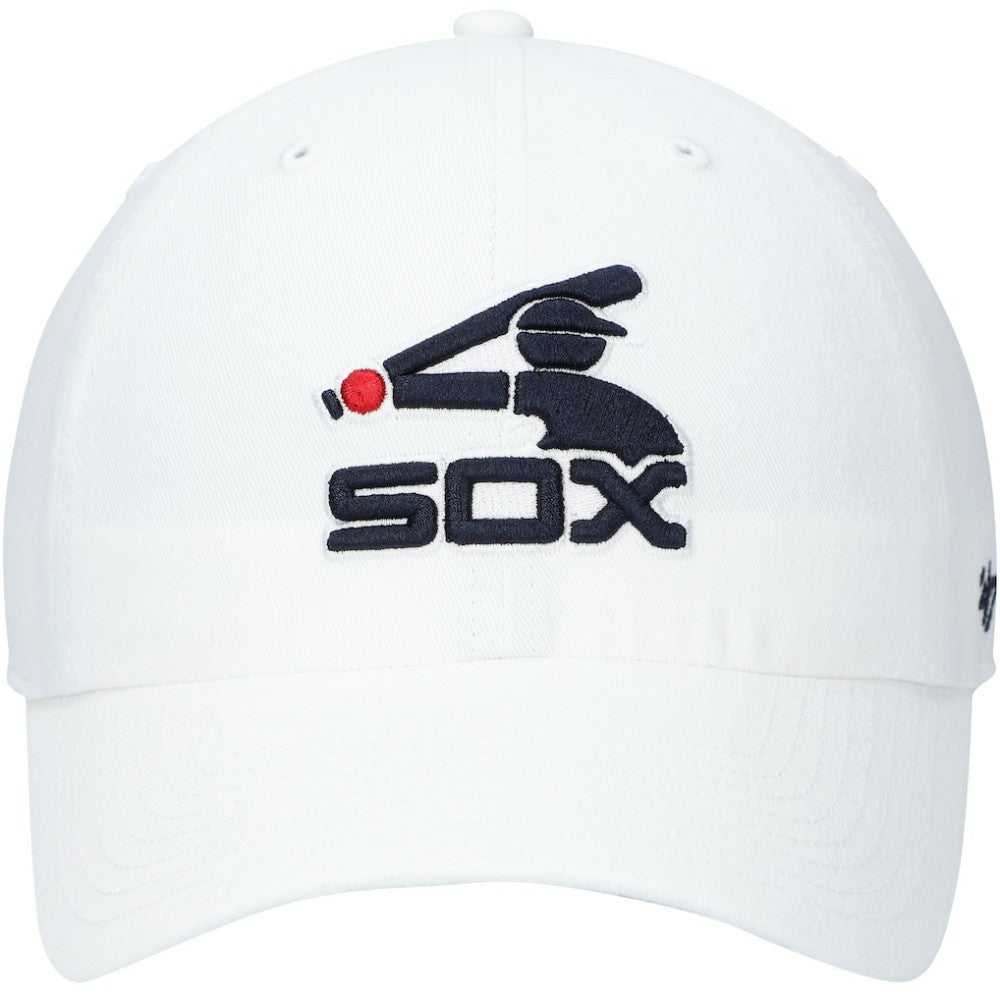 Chicago White Sox 1976 Logo Cooperstown Collection Clean Up Adjustable Hat - White | 47 brand