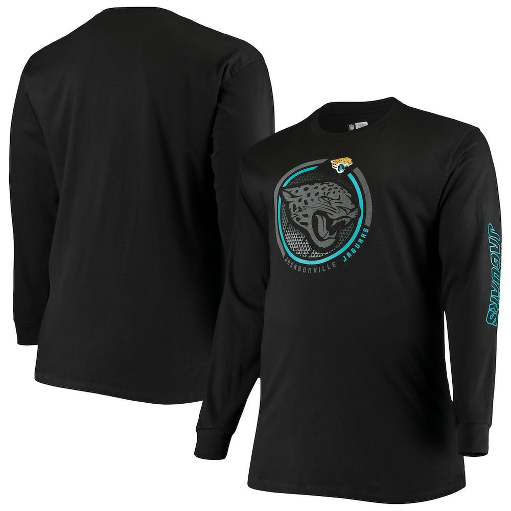 NFL Jacksonville Jaguars Big & Tall Color Pop Long Sleeve T-Shirt